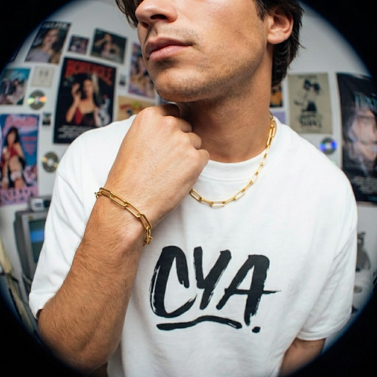 צמיד קלאסי זהב