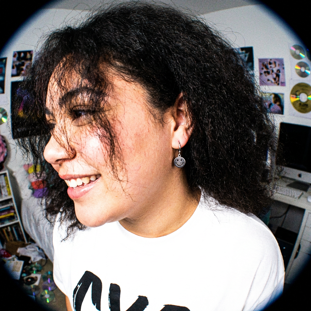 עגילי חישוק סמיילי