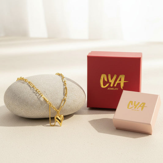 שרשרת לב עם שיק