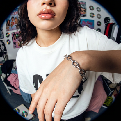 צמיד גורמט צ׳אנקי עם טקסטורה