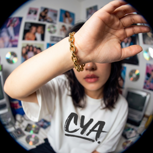 צמיד צ׳אנקי כסף