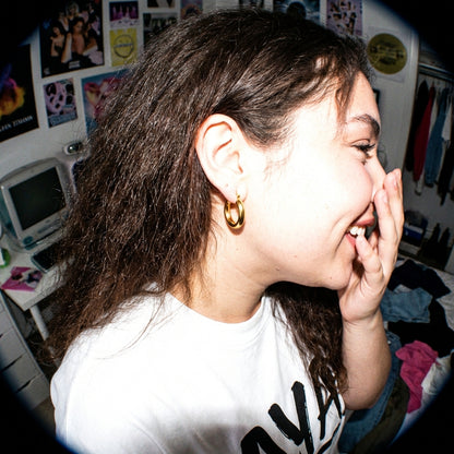 עגילי חישוק עבים