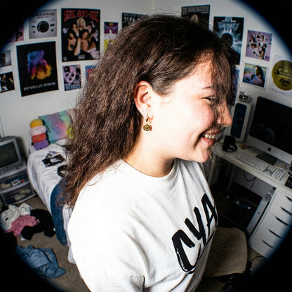 עגילי חישוק סמיילי