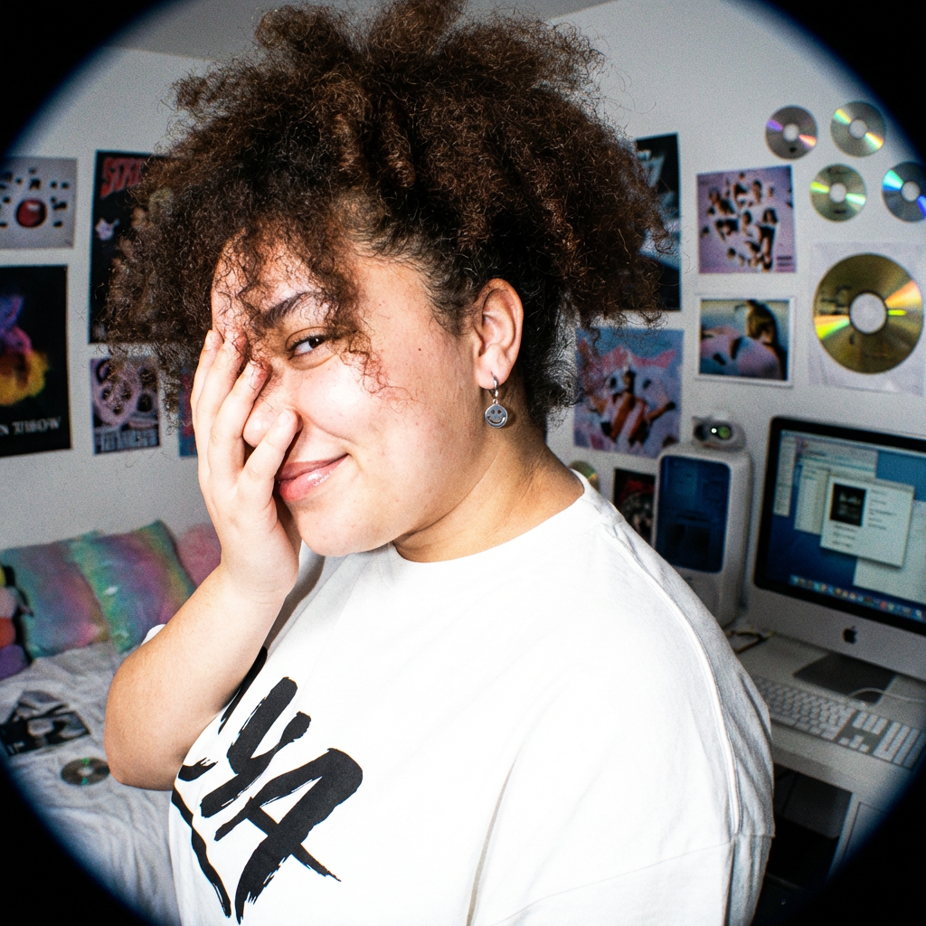 עגילי חישוק סמיילי