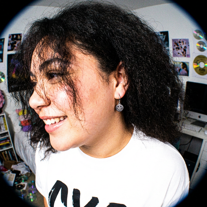 עגילי חישוק סמיילי