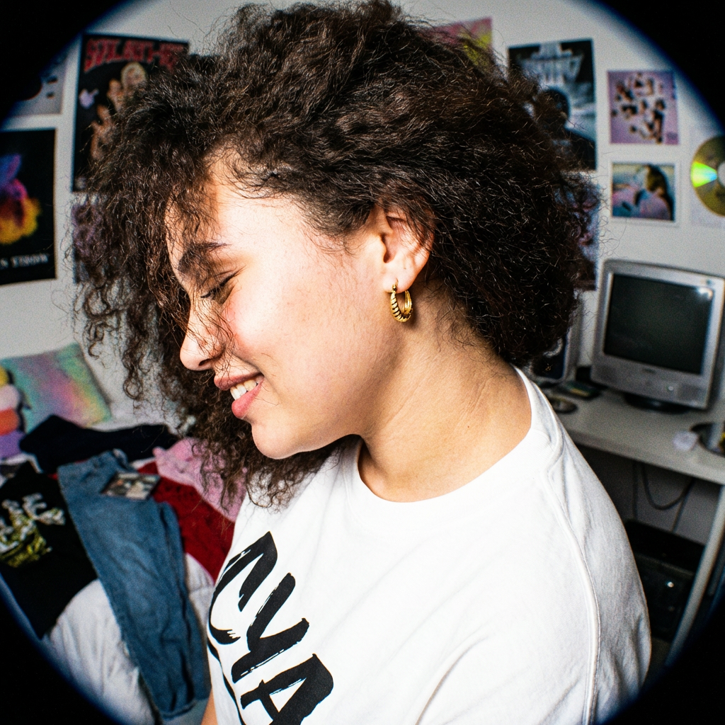 עגילי חישוק מרוקו עם טוויסט