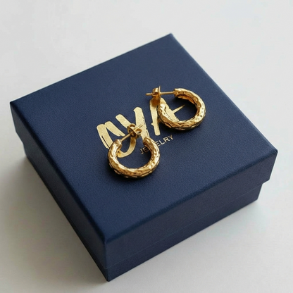 עגילי חישוק אלגנטיים לאללה