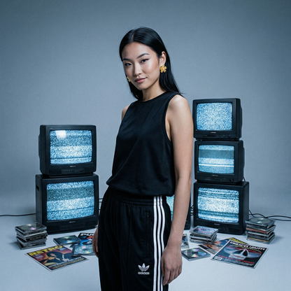 עגילי פרח אלגנט