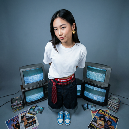 עגילי פרח אלגנט