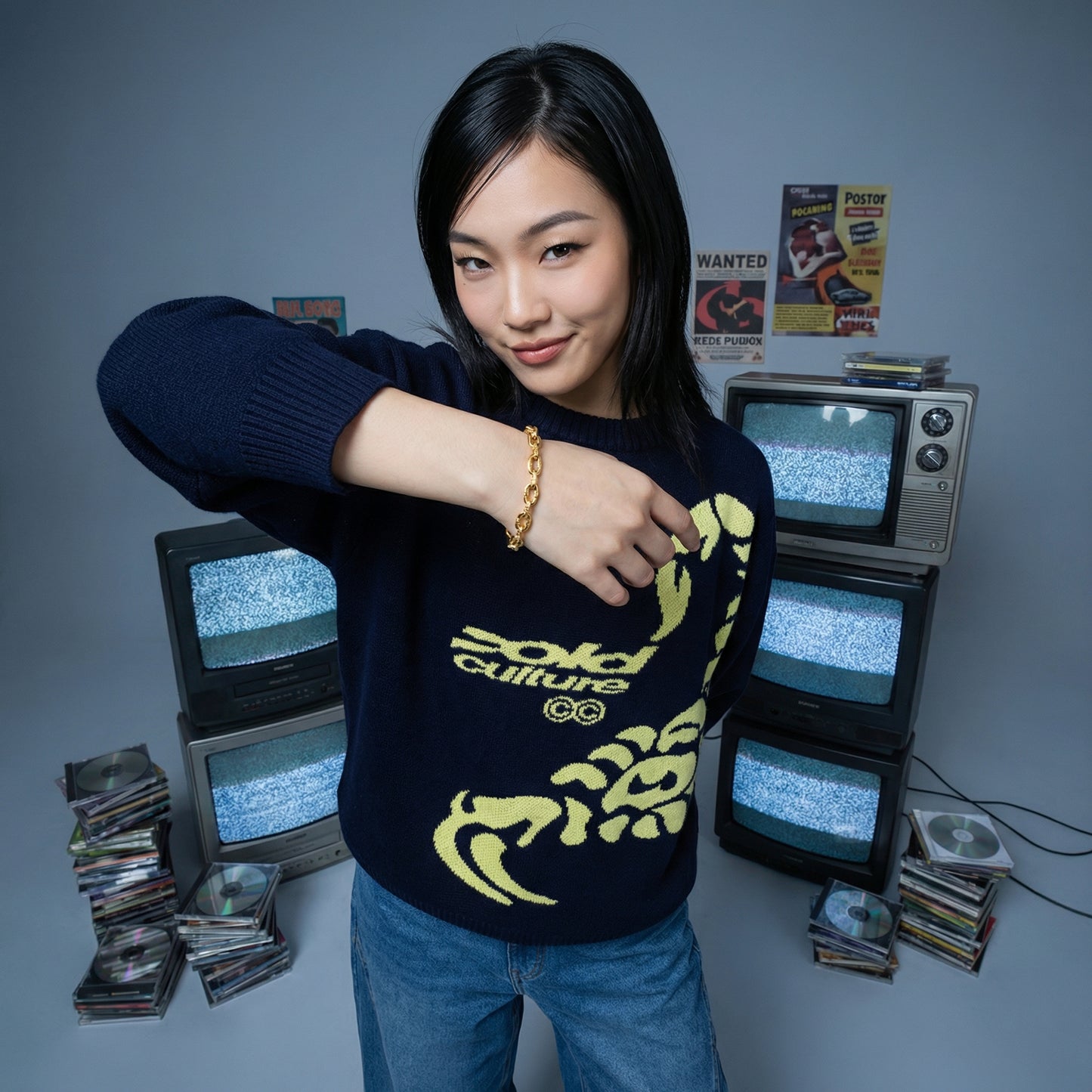 צמיד גורמט צ׳אנקי עם טקסטורה