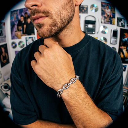 צמיד גורמט צ׳אנקי עם טקסטורה